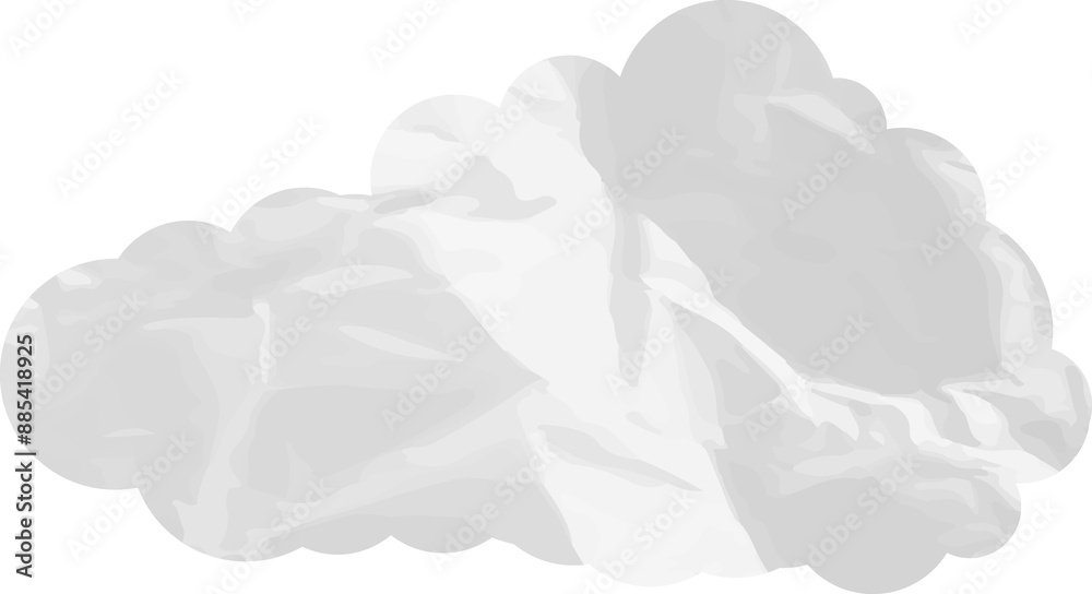 cloud grunge paper, wrinkled