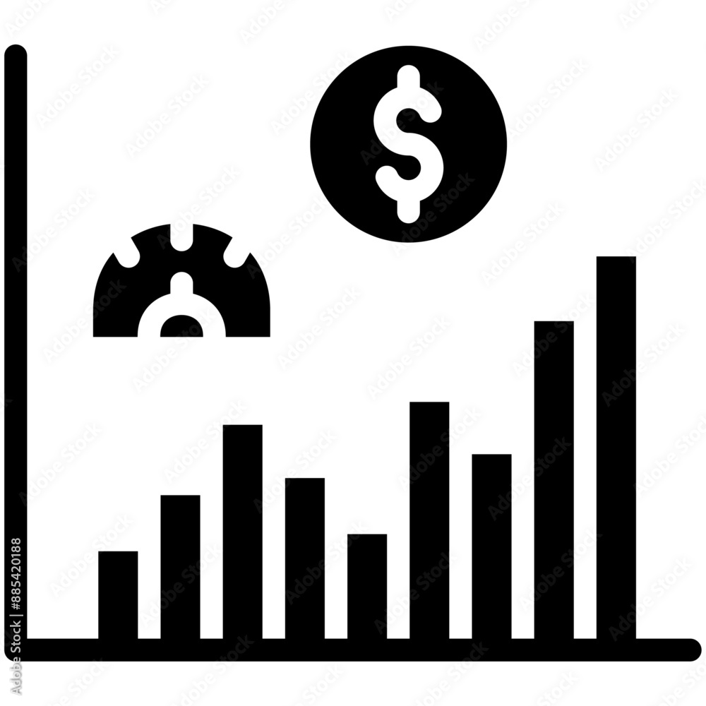 Economic Indicator vector icon illustration of Gig Economy iconset. Economic Indicator vector icon illustration of Gig Economy iconset.