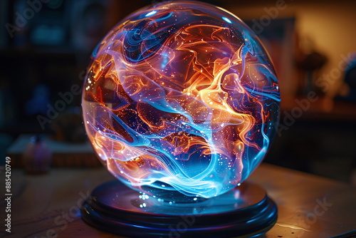 Brilliantly Hued Futuristic Fictional Spheres Generated by AI