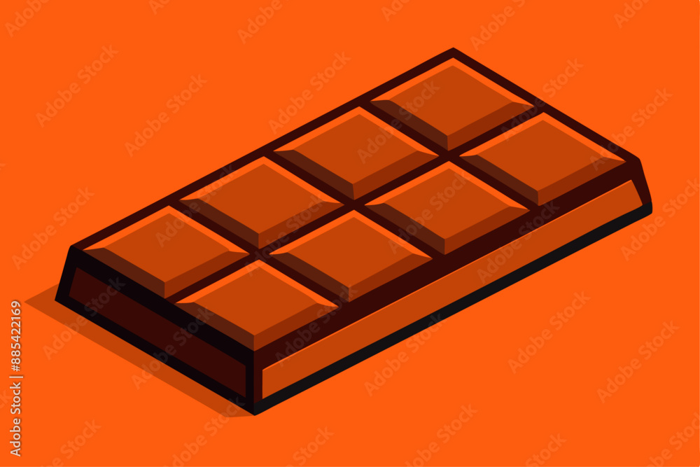 chocolate flat vector illustration concept chocolate flat vector illustration concept