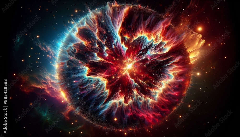 Fototapeta premium cataclysmic variable in space