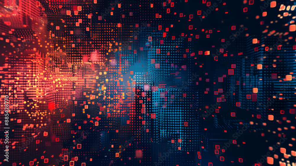 Abstract Digital Patterns for Cutting-Edge Ads Abstract Digital Patterns for Cutting-Edge Ads