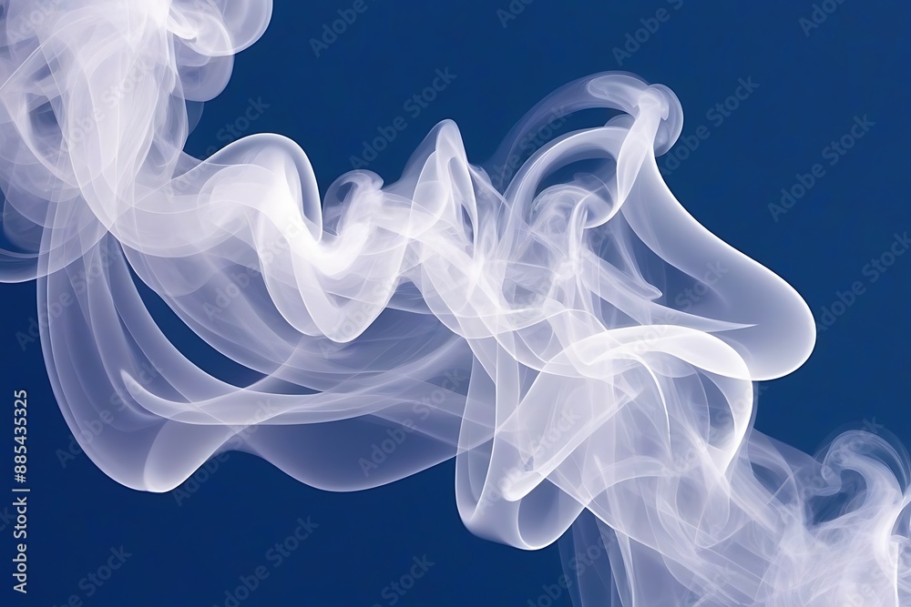 Fototapeta premium Enigmatic Abstract Smoke Art: Mystical and Intriguing Visuals