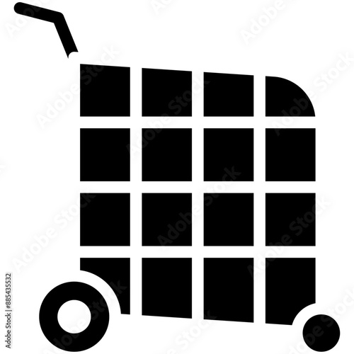 Shopping Cart vector icon illustration of Fashion Ecommerce iconset.