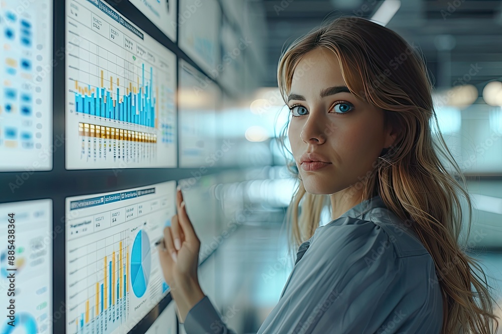 © Chanwit - Businesswoman presenting financial data