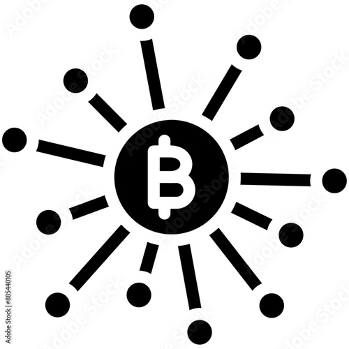 Decentralized Finance vector icon illustration of Cryptocurrency iconset.