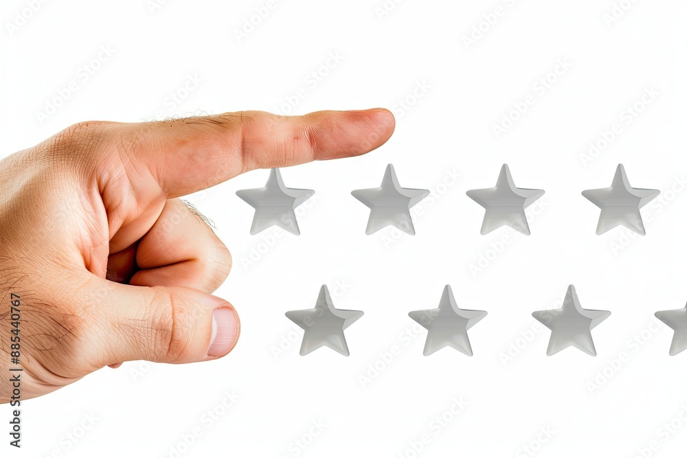 hand with star hand with star
