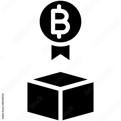 Block Reward vector icon illustration of Cryptocurrency iconset.