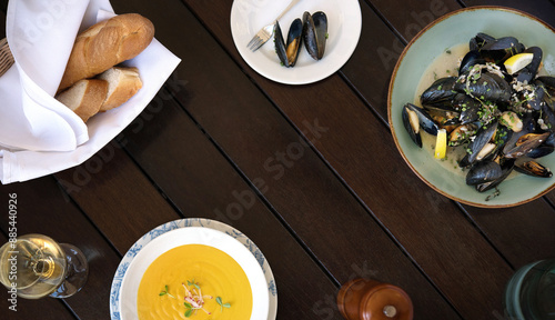 restaurant table setting