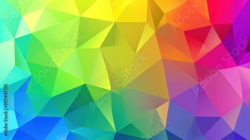 gradient colored triangle abstract background. Multicolor geometric triangle wallpaper,