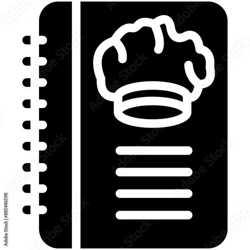 Recipe vector icon illustration of Catering iconset.