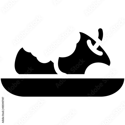 Leftovers vector icon illustration of Catering iconset.