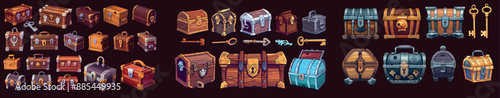 In this game, you'll receive rare treasure chests and keys, wooden trophy trunks with skeleton keys, pirate loot and fantasy assets elements. You will also receive level bonuses. You will also