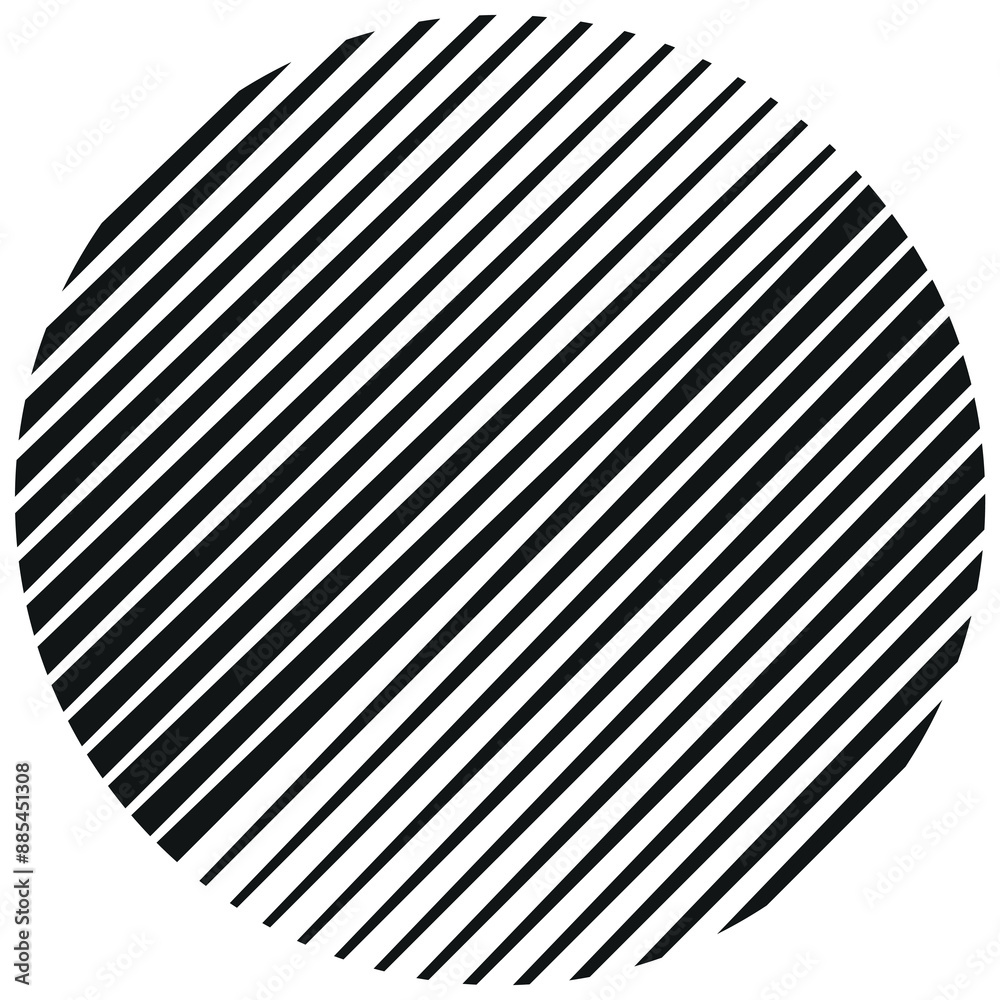 Abstract circle with lines as a spiral or propeller. One black color lines with different opacity. Abstract circle with lines as a spiral or propeller. One black color lines with different opacity.