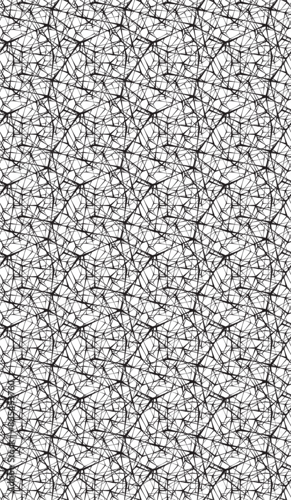 Hand drawn pattern of chaotic lines. Vector abstract design element. It can be used for a textile design Hand drawn pattern of chaotic lines. Vector abstract design element. It can be used for a textile design