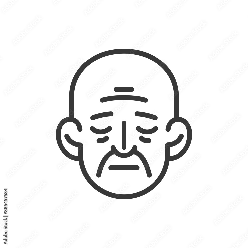aging minimalist line art icon logo symbol black color only aging minimalist line art icon logo symbol black color only