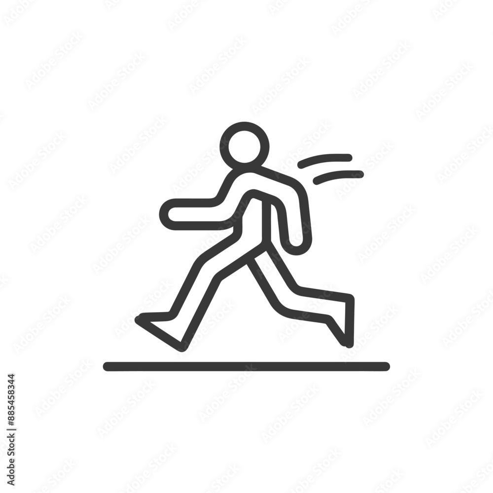 athletics minimalist line art icon logo symbol black color only athletics minimalist line art icon logo symbol black color only