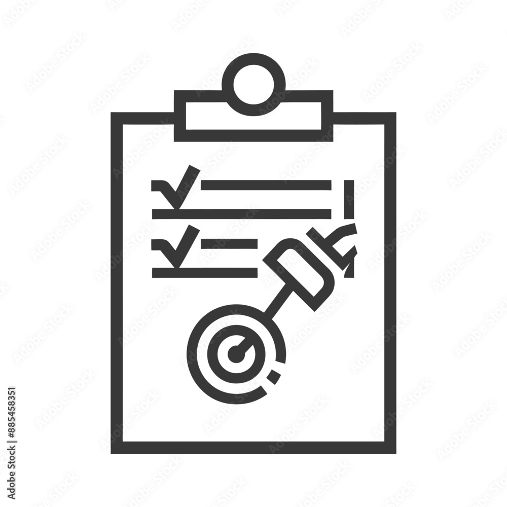 assessment minimalist line art icon logo symbol black color only assessment minimalist line art icon logo symbol black color only
