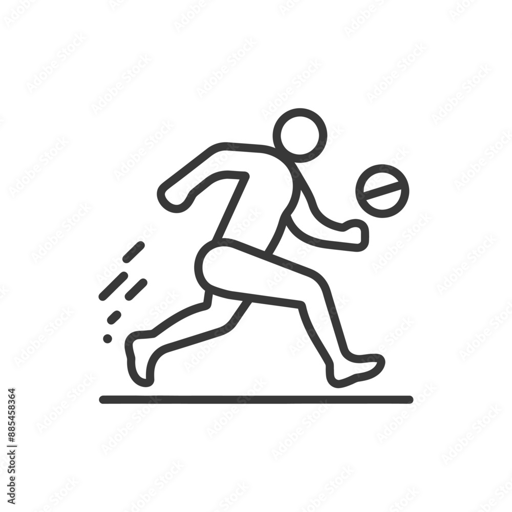 athletics minimalist line art icon logo symbol black color only athletics minimalist line art icon logo symbol black color only