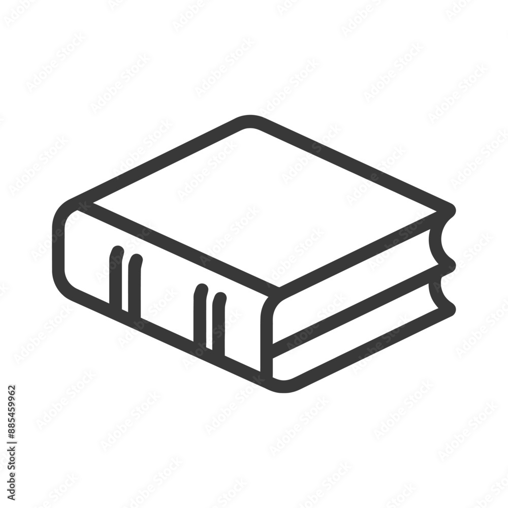book minimalist line art icon logo symbol black color only book minimalist line art icon logo symbol black color only