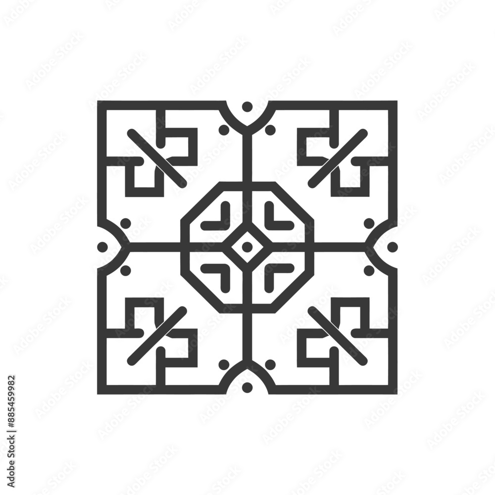 Border Designs minimalist line art icon logo symbol black color only Border Designs minimalist line art icon logo symbol black color only