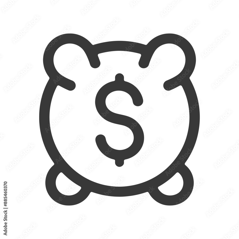 budget minimalist line art icon logo symbol black color only budget minimalist line art icon logo symbol black color only