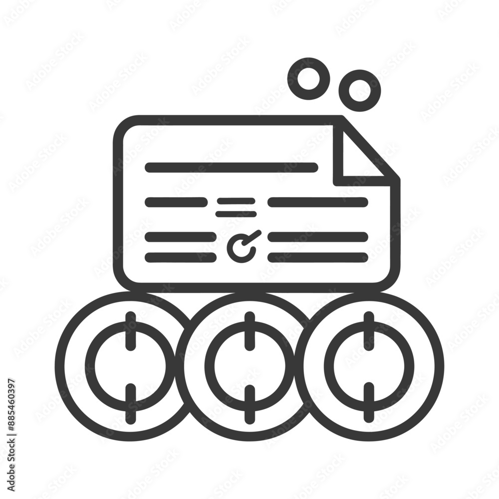 budget minimalist line art icon logo symbol black color only budget minimalist line art icon logo symbol black color only