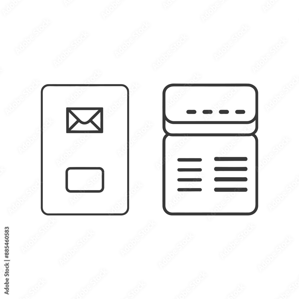 business card minimalist line art icon logo symbol black color only business card minimalist line art icon logo symbol black color only