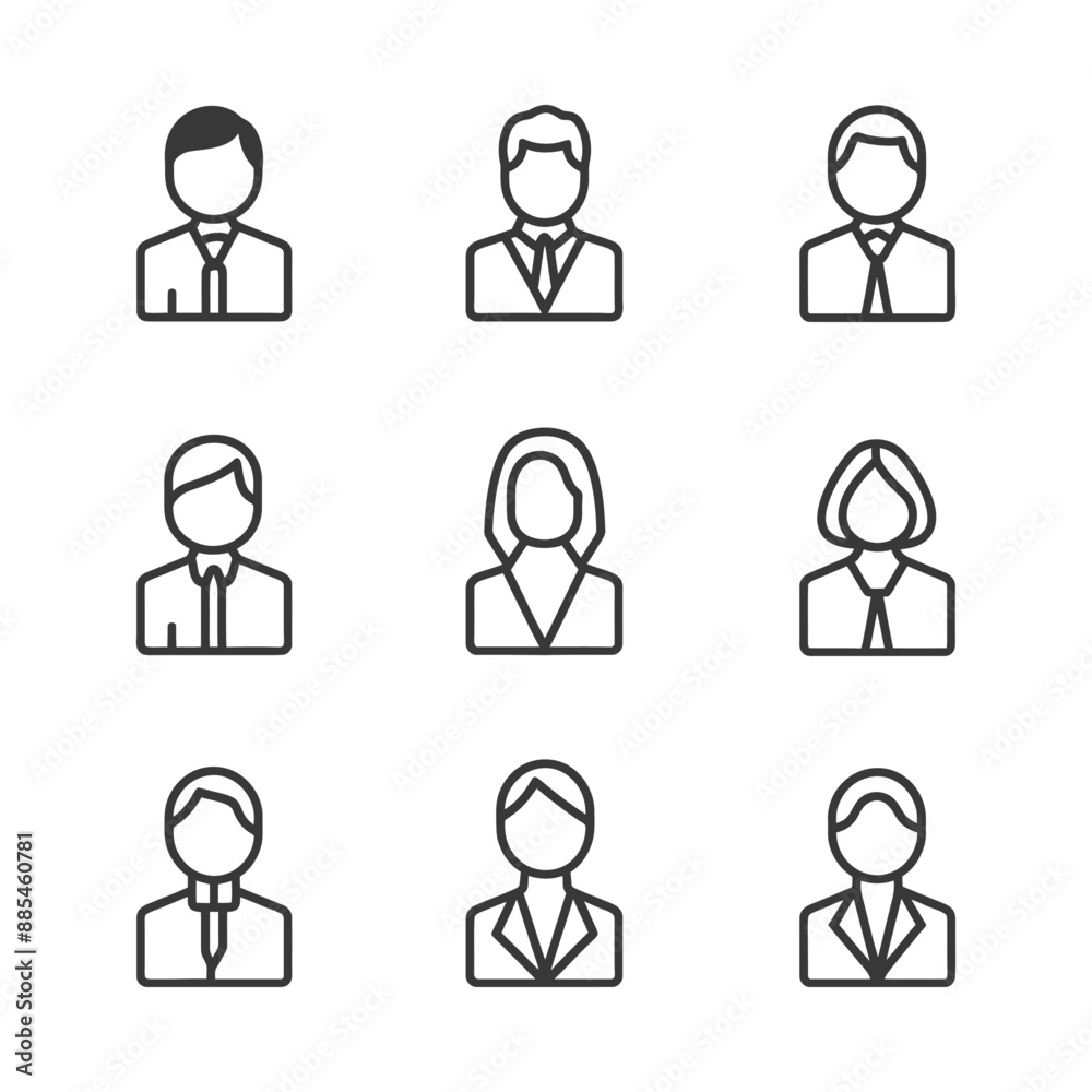 business people minimalist line art icon logo symbol black color only business people minimalist line art icon logo symbol black color only