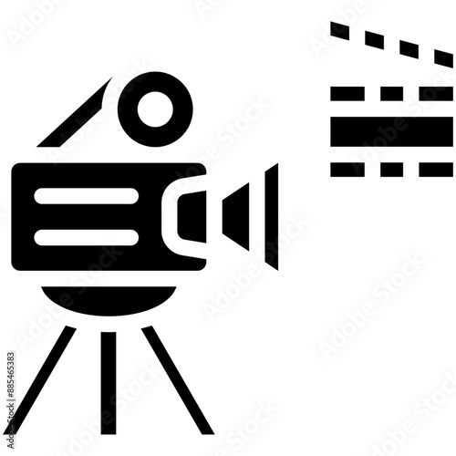 Production vector icon illustration of Filmmaking iconset.