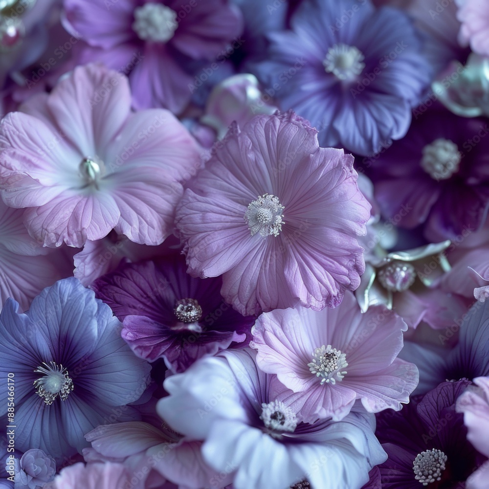 Purple Flower Bouquet, Aesthetic Blooms, Flowers for Decoration, Floral Arrangement Purple Flower Bouquet, Aesthetic Blooms, Flowers for Decoration, Floral Arrangement