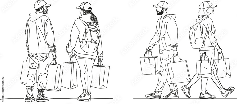 An illustration of a group of tourists with baggage. Two young couples waiting for the bus. A group of friends traveling. An illustration of travelers hand drawn. A family. An illustration of a group of tourists with baggage. Two young couples waiting for the bus. A group of friends traveling. An illustration of travelers hand drawn. A family.