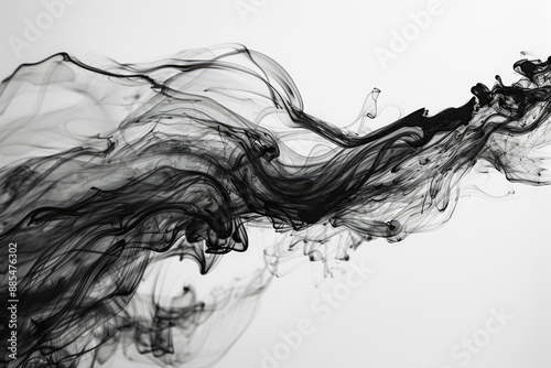 Ink and wash background image black and white