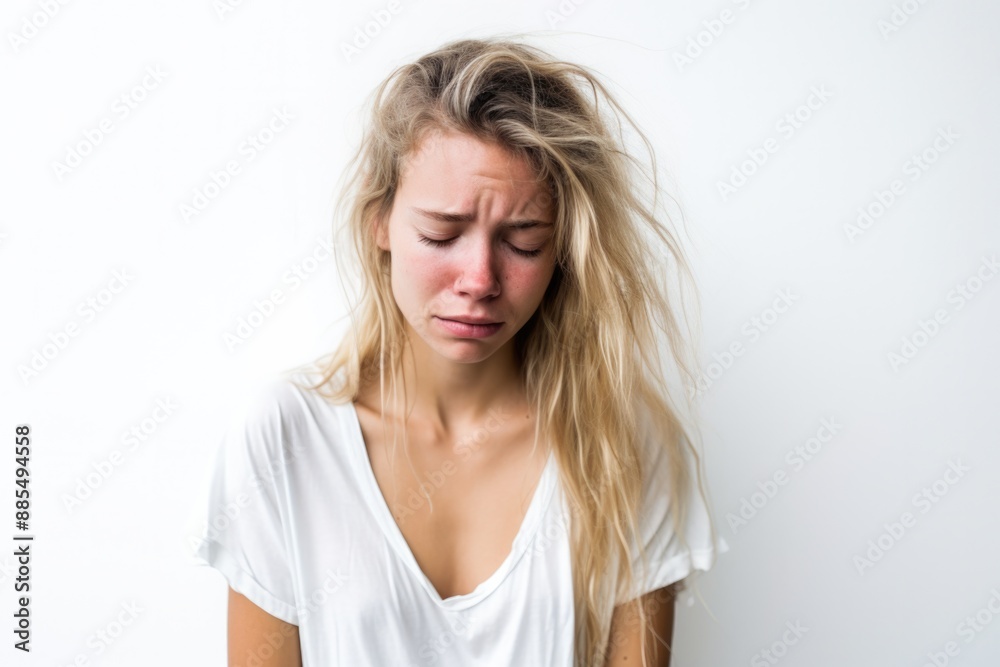 worried or sad person portrait worried or sad person portrait