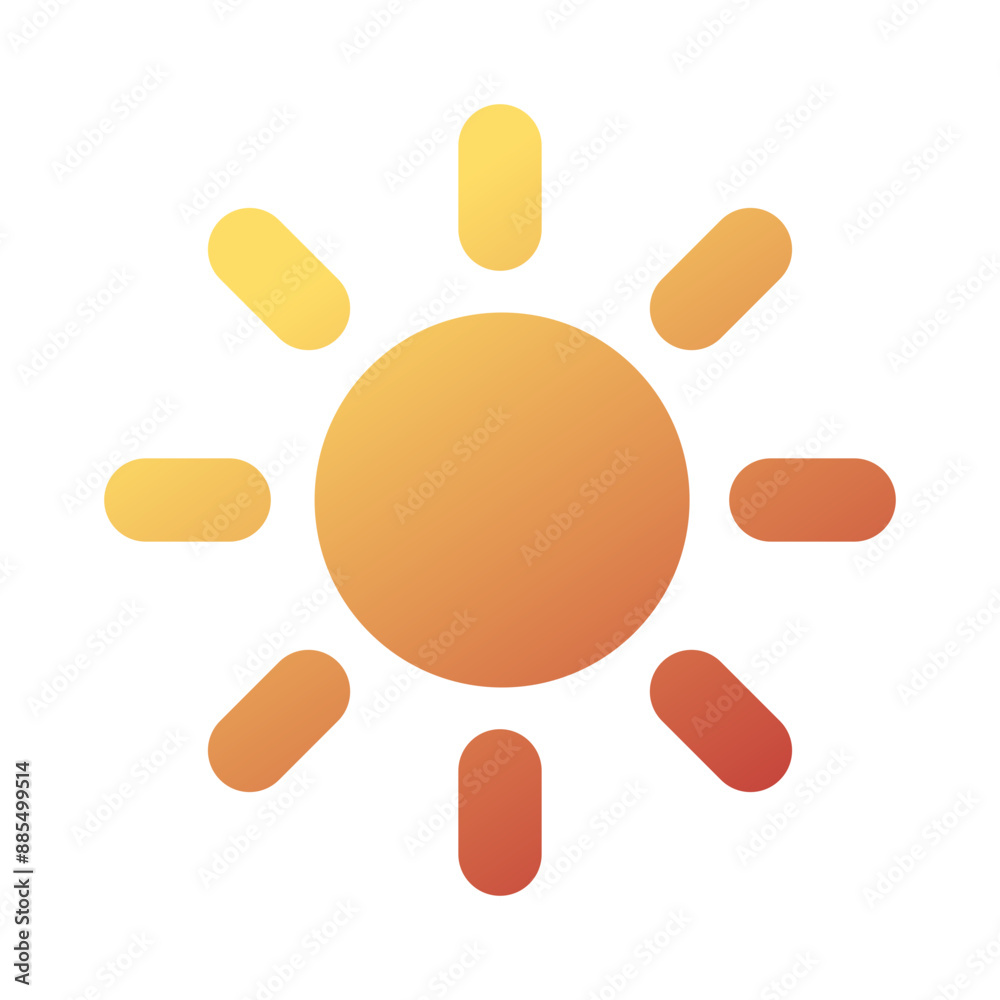Editable vector sun sunlight icon. Part of a big icon set family. Perfect for web and app interfaces, presentations, infographics, etc Editable vector sun sunlight icon. Part of a big icon set family. Perfect for web and app interfaces, presentations, infographics, etc