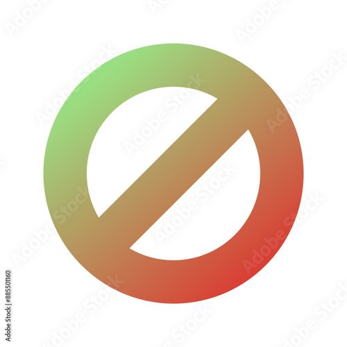 Editable vector stop prohibitions block icon. Part of a big icon set family. Perfect for web and app interfaces, presentations, infographics, etc
