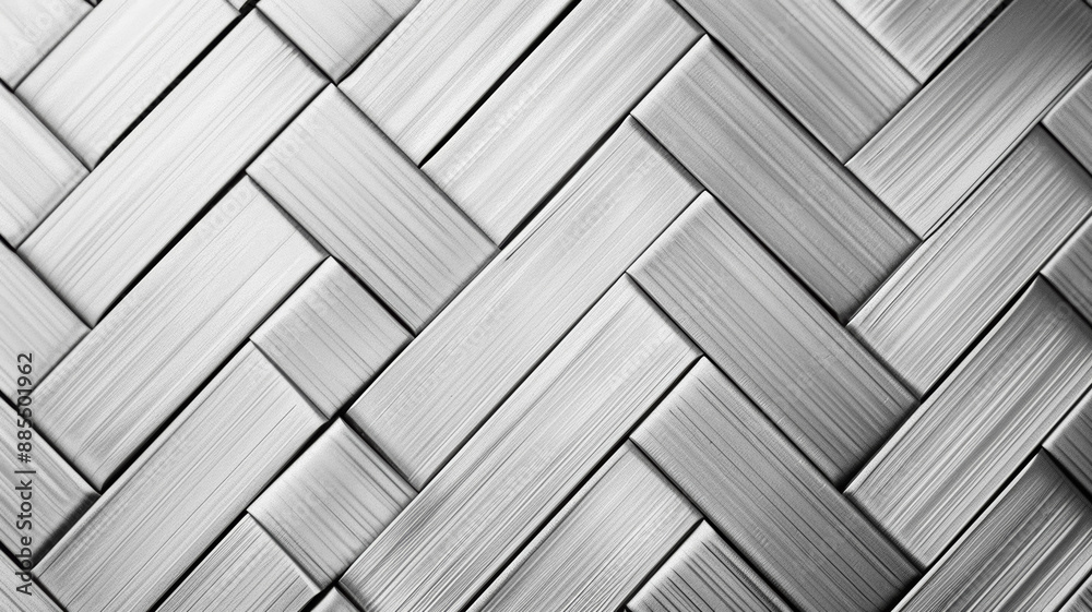 Brushed metal background with a crosshatch pattern textured and polished finish silver and light gray tones Brushed metal background with a crosshatch pattern textured and polished finish silver and light gray tones
