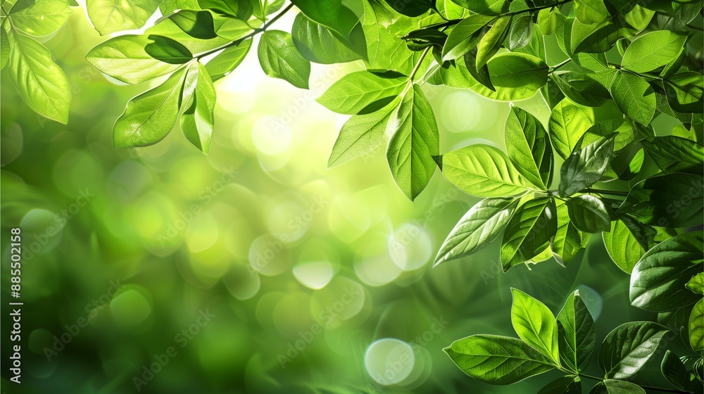 green leaves in sunlight green leaves in sunlight
