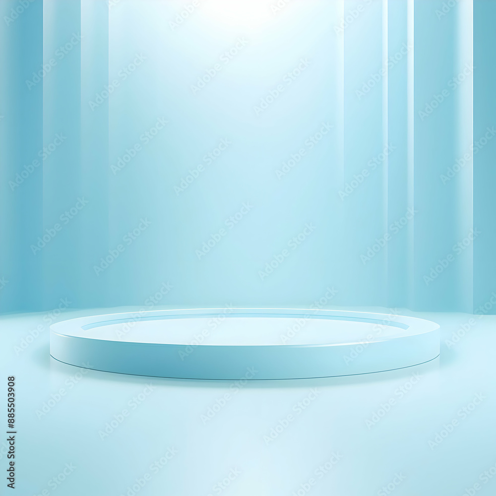 Minimalistic simple abstract light blue background for product on digital art concept, Generative AI. Minimalistic simple abstract light blue background for product on digital art concept, Generative AI.