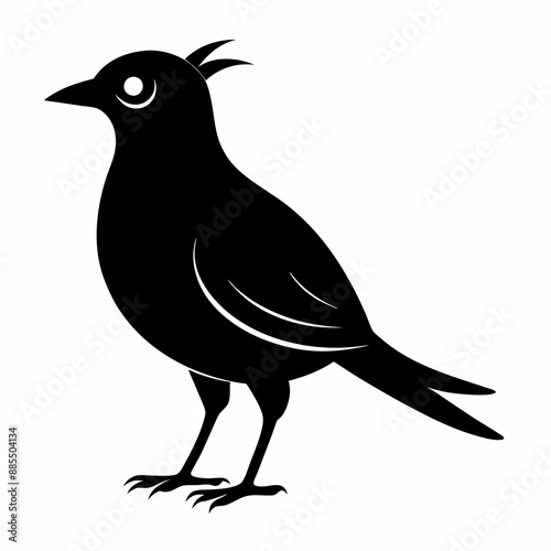 Skylark Black silhouette