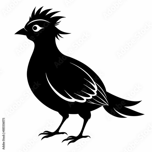 Skylark Black silhouette
