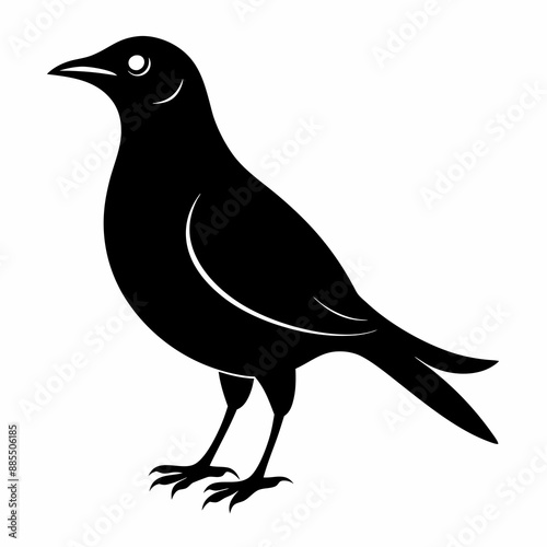 Skylark Black silhouette