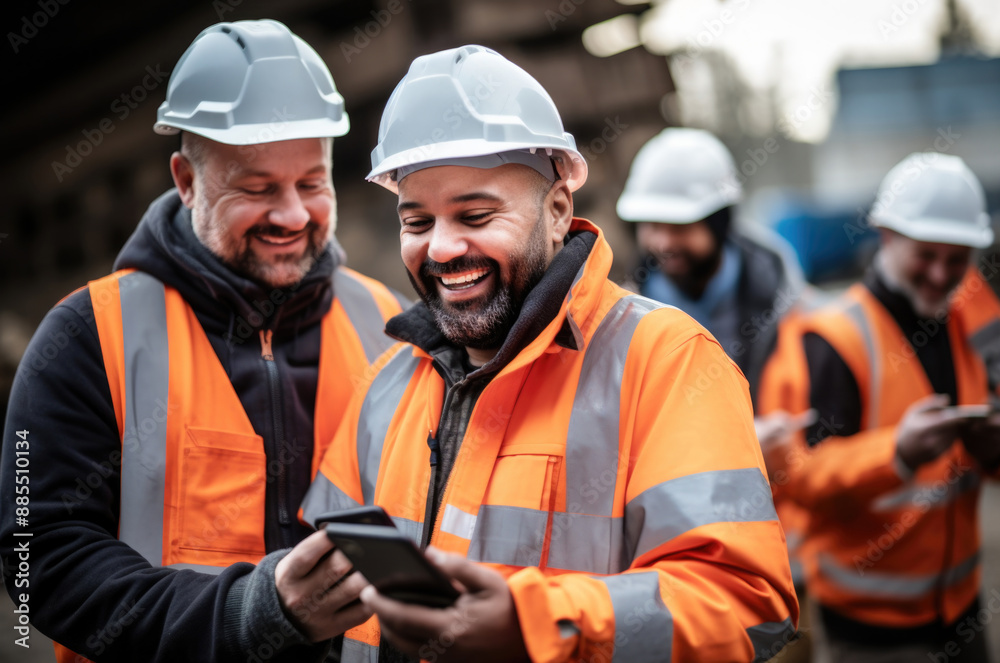 Obraz premium building worker or architect and engineer concept
