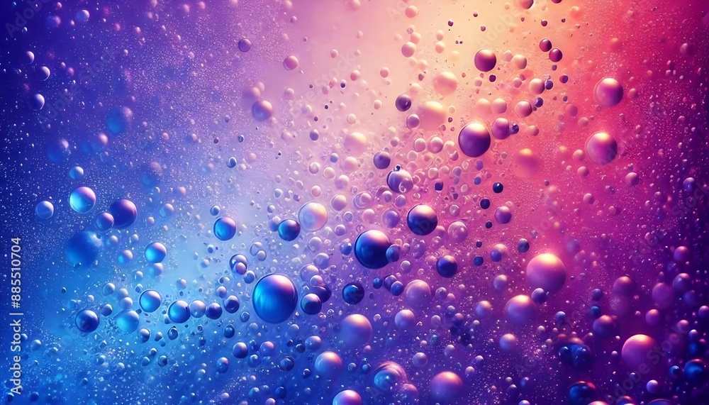 Combination of Color and Bubbles: Beauty in Digital Art. For Background Combination of Color and Bubbles: Beauty in Digital Art. For Background