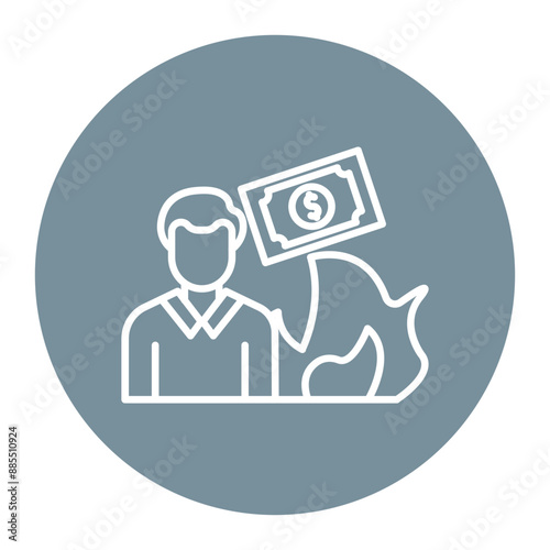 Greed Fueled Fire Icon