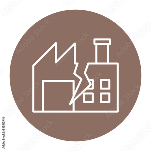 Factory Breakdown Icon