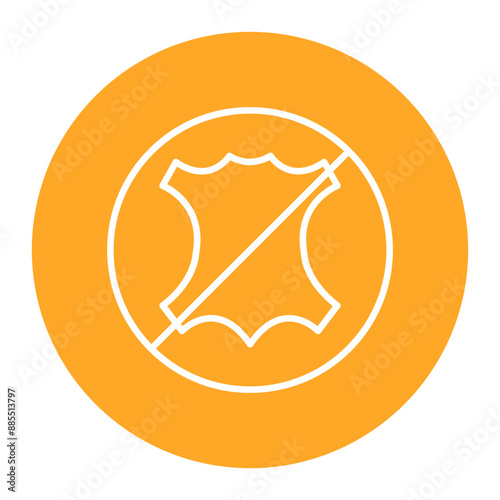 No Leather Icon