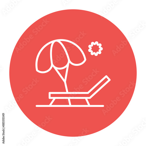 Beach Chair Icon