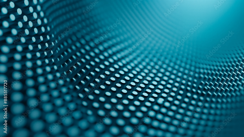 abstract gradient background in teal and blue halftone decoration creating a sleek modern feel 