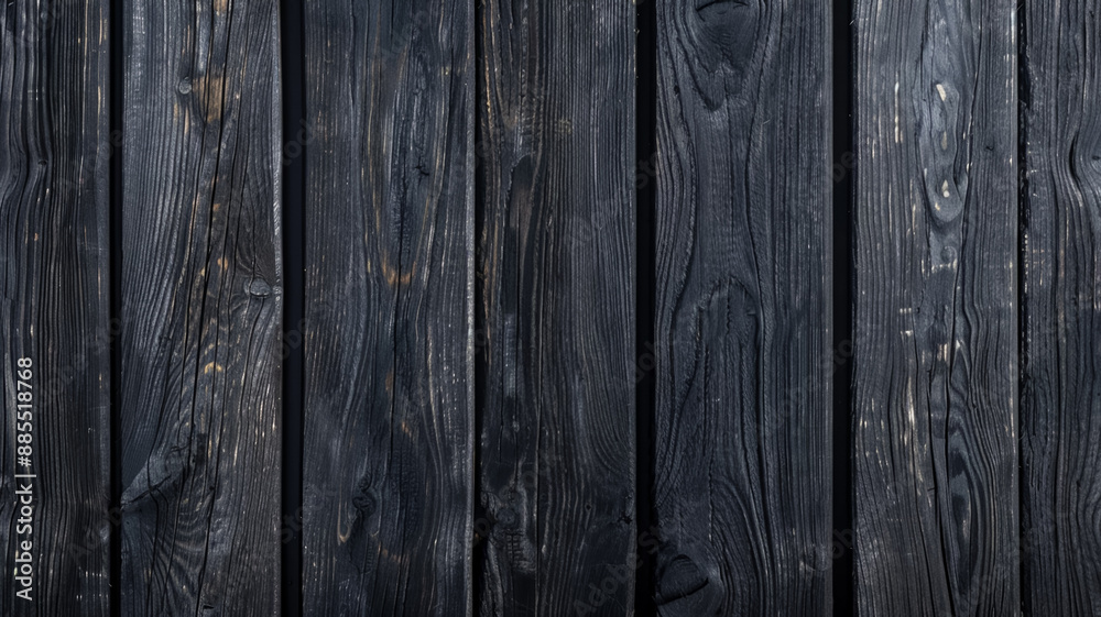 Naklejka premium dark wood background with soft shadows ideal for a minimalist design theme